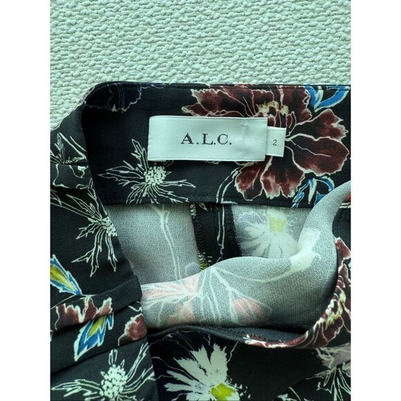 A.L.C. Belted Wrap Wildflower Daniel’s Midi Skirt - Picture 7 of 7